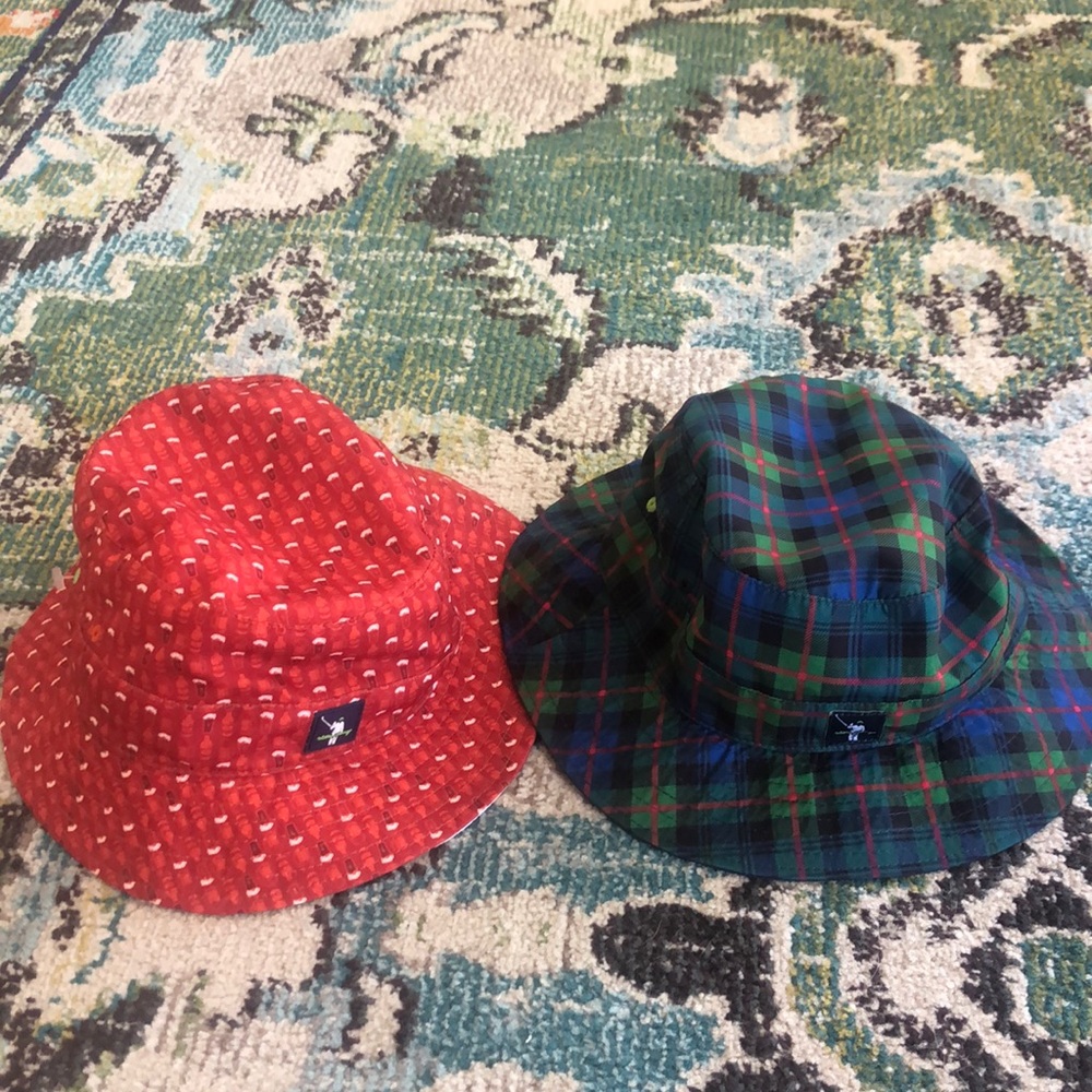 William Murray Set of two reversible bucket hats
